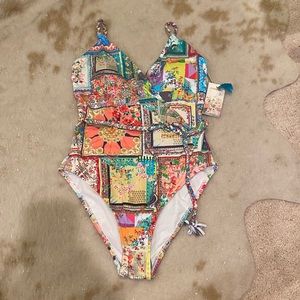 NWT JOHNNY WAS FLEUR ONE PIECE SWIMSUIT